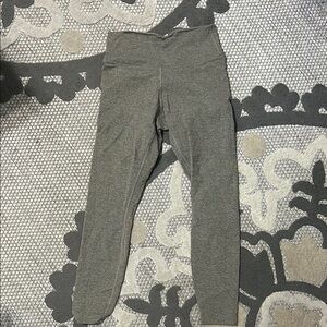 NOBULL brown/gray Leggings with Elastic Waistband and Matte Finish